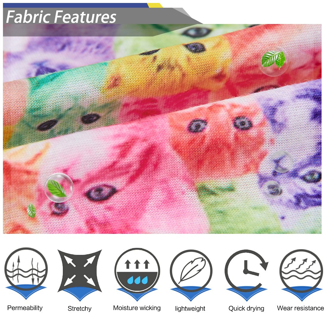 TUONROAD Schlauchtuch Baumwolle Multifunktionstuch Vielseitig Motorradmaske Gesichtsmaske SchweißBand Multifunktionstuch Bandana Tuch