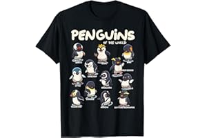 WOWSOME! Penguin Penguins Animals of the World Penguin Lovers T-Shirt