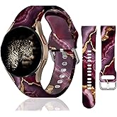 POFMGT 20mm Silicone Sport Bands Compatible for Galaxy Watch 6/Watch 5/Galaxy Watch 4 40mm 44mm/Classic 42mm 46mm/Watch 3 41mm, Active 2 Watch Bands, Replacement Strap for Women Men