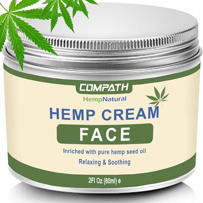 Hemp Cream Face Cream AntiAging AntiWrinkle & Fine Lines