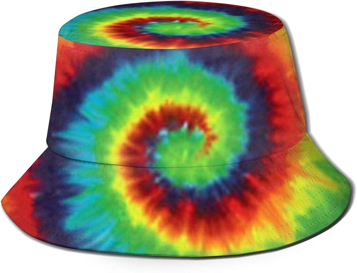 Tie Dye Bucket Hat Summer Beach Sun Hat Cap for Men Women at Amazon Women’s Clothing store