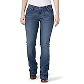 Wrangler Women's Cash Mid Rise Vented Hem Ultimate Riding Jean