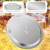 onlyfire 304 Stainless Steel Fire Pit Lid for Solo Stove 19.5" view 3