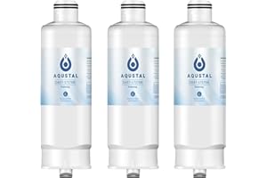 AQUSTAL DA97-17376B Samsung Water Filter DA97-17376B, HAF-QIN Refrigerator Water Filter, Compatible with DA97-08006C, Samsung Water Filter for Refrigerators RS27T5200SR, RF28R7351SG, 3 Pack
