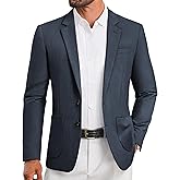 Vssjavun Mens Sport Coats and Blazers Casual Two Button Slim Fit Dinner Party Blazer Jacket