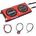 VNSZNR LiFePO4 BMS 36V 12S 150A Smart PCB Battery Protection Board Battery Management System with Balance Leads Wires and Wireless Module for Lithium Iron Phosphate