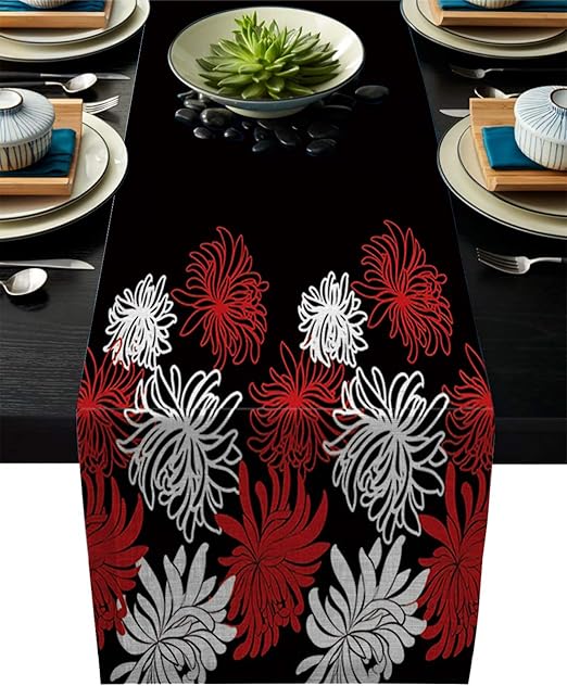 Amazon Com Non Slip Heat Resistant Burlap Table Runner