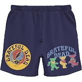 Ripple Junction Grateful Dead Men's Graphic Drawstring Lounge Shorts Officially Licensed