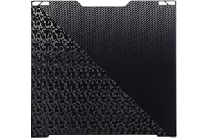 Jiawu PEO PET Build Plate for Lab H2D 3D Printer, 346x355mm Texture Double Sided 3D Printer Build Heated Bed Platform