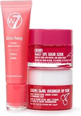 W7 Sweet Dreams Lip Care Trio Cherry Overnight Mask Lip Scrub Lip Balm view 2