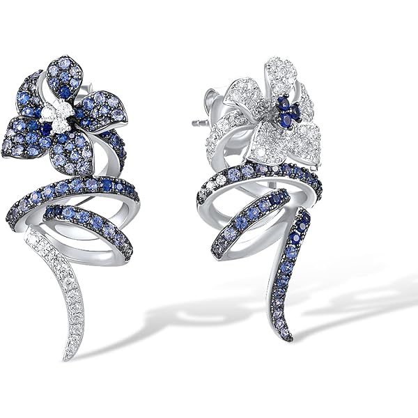 Santuzza Orecchini Donna Pendenti Animali In Argento 925 Con Zirconi E Spinello Verde - Pappagallo