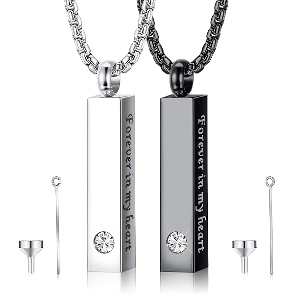 Kenning 4 Pieces Cremation Jewelry for Ashes Memorial