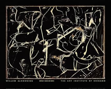 Willem De Kooning Untitled Black And White 34 X 42 Poster 1991 Abstract Expressionist Black White Lines Posters Prints Amazon Com