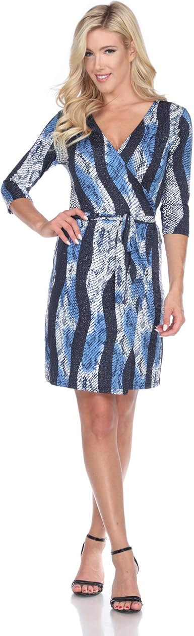 white wrap dress amazon