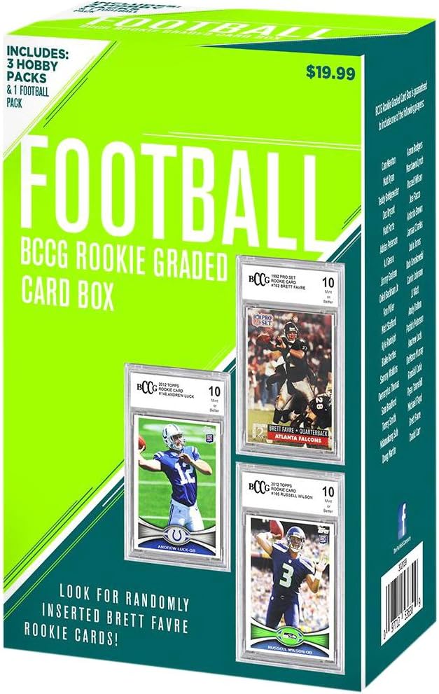The Fairfield Company Football BCCG Graded Rookie Card Box
