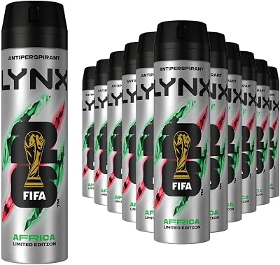 Lynx XL Africa Antiperspirant 200ml Pack of 12 Men Deodorant