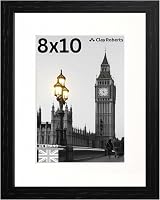 Clay Roberts 8x10 Picture Frame Black Freestanding Wall Mountable 20x25 cm view 1