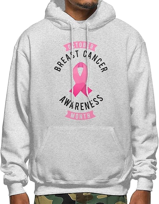 Breast Cancer Awareness Men's Pockets Sweatshirt Tracksuits