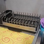 Kitchen Craft Supporto, Acciaio Inossidabile, Bianco