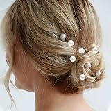 CANIPHA 30Pcs Pearl Hair Clips White Hair Pins Women Brides Barrettes view 4