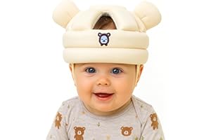 Nibelloo Baby Head Protector for Crawling Walking, Infant Helmet with Foam Bumpers, Adjustable Baby Helmet for Crawling Walking, Toddler Helmet - Head Protector for Baby Walking 12-24 Months.