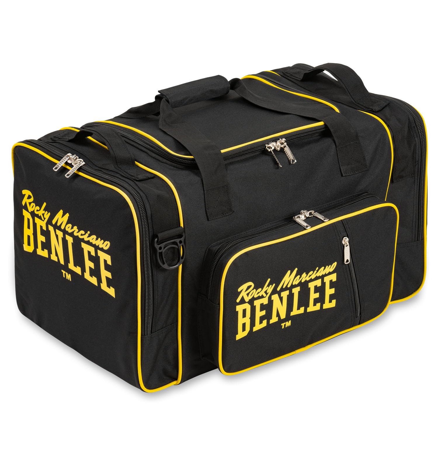 Ben Lee Rocky Marciano Sport Duffel, Black/Yellow (Black) - 199153-1561-L