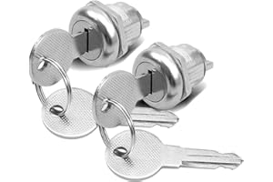 Tool Box Locks with Keys Fit for T-Handle Tool Boxes Lock Cylinder Length 5/8" Lock Body Diameter 23/32" Replacement Truck To