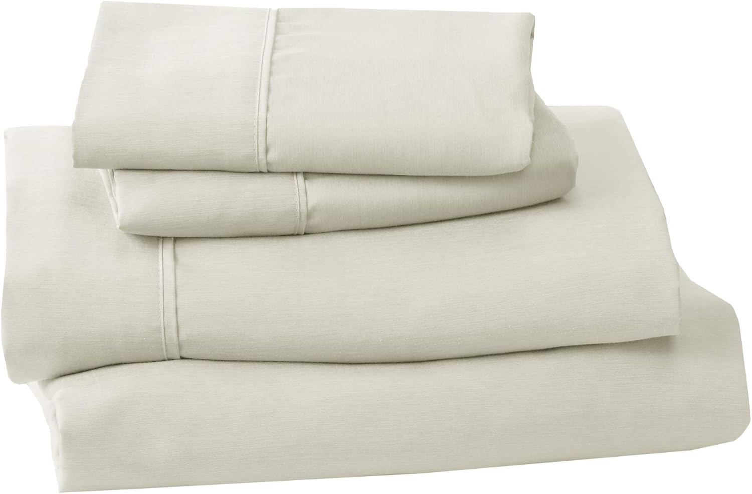 Lightweight Microfiber Sheets. Soft, Cozy Sheets. Breathable, Wrinkle Free Bed Sheet Set. Emery Collection (King, Ivory): Home & Kitchen