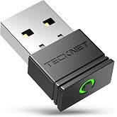 TECKNET Mouse Jiggler Undetectable USB Mover Device with 3 Modes, Color LED Indicator, Plug &amp; Play to Keep PC Laptop Awake, One Button Control, No Interference