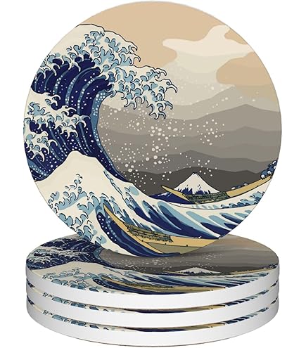 Domo Japanese Coaster Set - Collectible Character Drink Coasters