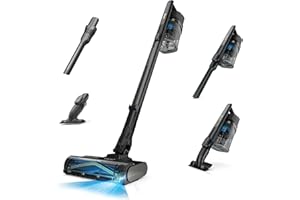Shark PowerPro Reveal Plus Cordless Vacuum for Pet Hair – HyperVelocity Suction, Self‑Cleaning No‑Hair‑Wrap Brushroll, Dirt‑R