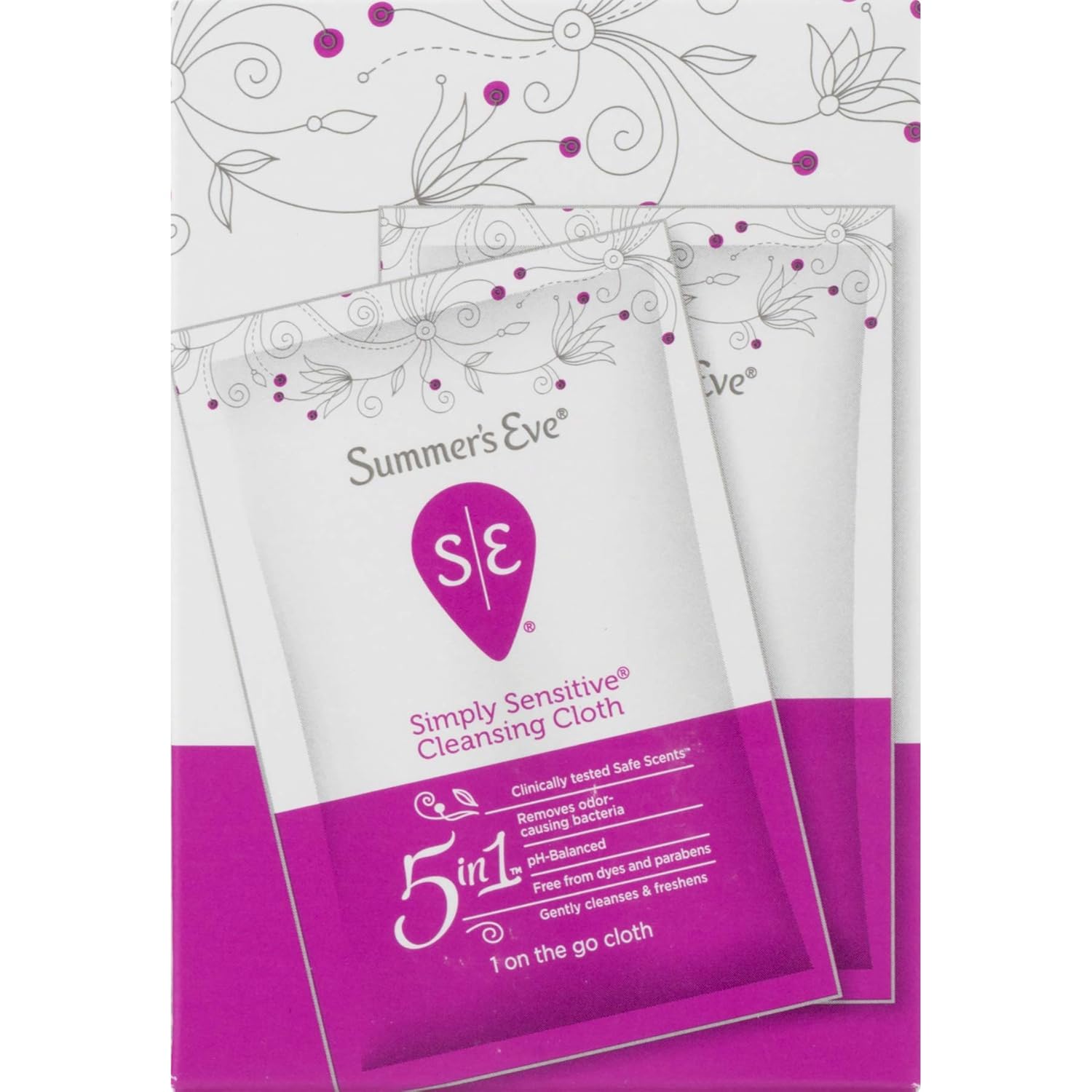 Summer's Eve Cleansing Cloths | Simply Sensitive |16 Count | Pack Of 3 | pH-Balanced, Dermatologist And Gynecologist Tested: Health & Personal Care