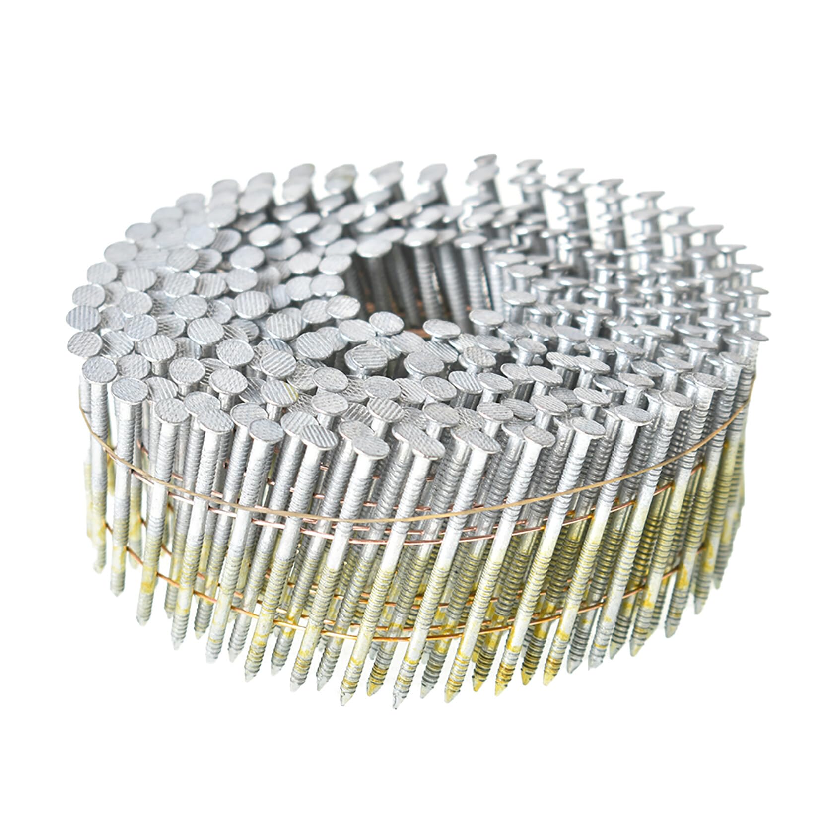 Photo 1 of findmall 3600 Count Siding Nails 2-1/4 Inch by .092 Inch 15 Degree Ring Shank Hot-Dipped Galvanized Collated Wire Coil