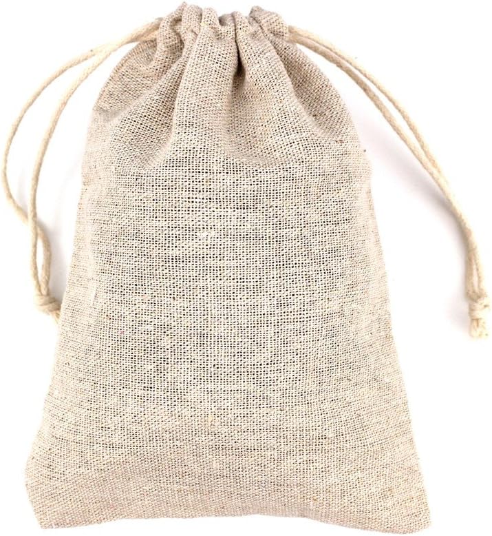 hessian drawstring bolsas