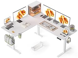 WALKINGDESK 63X55 Inches Reversible L Shaped