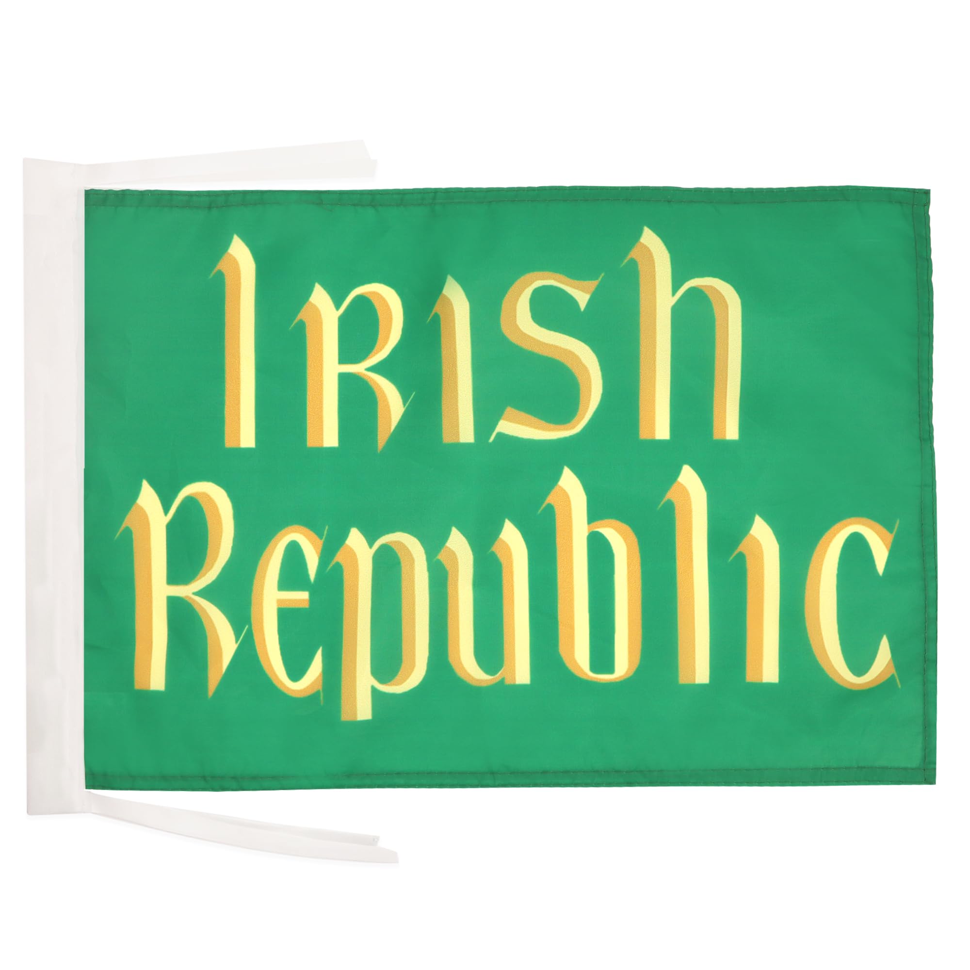 AZ FLAG - Easter Rising Irish Republic Flag - 18'' x 12'' - 100% Polyester Republic of Ireland Small Banner with Two Cords - Fade Resistant - Vivid Colors - 18x12 in - 45x30 Cm
