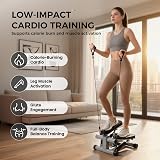 Niceday Mini Stepper Exercise Machine with Resistance Bands LCD Monitor view 4