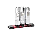 ARES 11015-3-Piece Magnetic Spark Plug Socket Set
