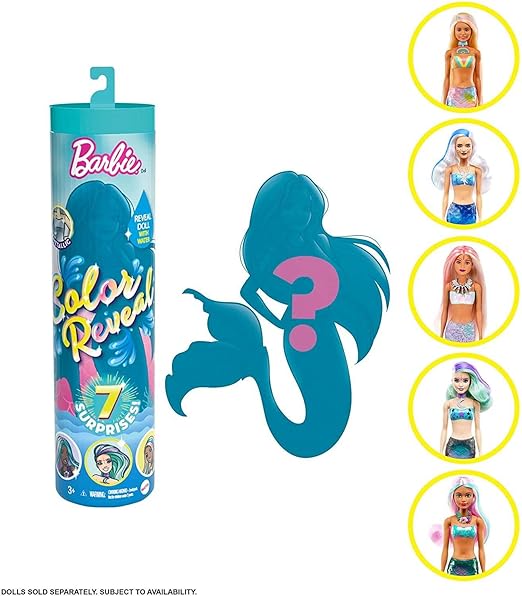 Barbie Color Reveal Doll with 7 Surprises