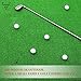 Forbidden Road Golf Practice Hitting Grass Mat with 2 Golf Tee Holes & 1 Golf Tee Rough Indoor Backyard Golf Pad Residential Golf Hitting Mat for Golf Swing Practice (5ft x 3ft)