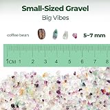 T4U Crystal Chips Stone Crushed Quartz Glass 900g Fluorite Decorative Gravel view 3