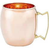 Old Dutch 429 International, Purveyors of the Original 100% Pure Polished Copper, Unlined Moscow Mule Mug, 16-Ounce