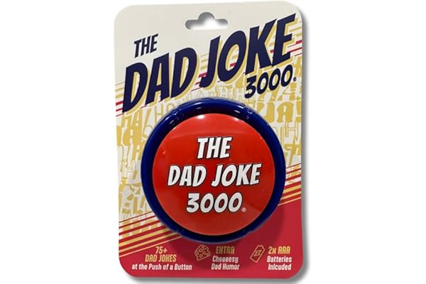Gifts for Dad and Fathers - Features 75+ Extra Funny Dad Jokes at The Push of a Button - Dad Gifts from Daughter, Dad Birthda