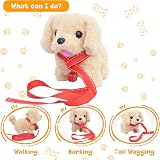 HOWADE Realistic Robot Puppy Toy Walking Barking Interactive Plush Dog Gift view 2
