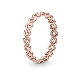 PANDORA Moments Women's 14k Rose Gold-Plated Band