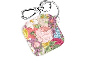 Logity Tile Mate & Tile Sport & Tile Style Case with Carabiner Keychain, Leather Skin Cover for Tile Bluetooth Tracker, Anti-