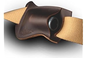 STAR SINGER SLIDES Guitar Slide Holster Leather Pouch for Belt or Guitar Strap