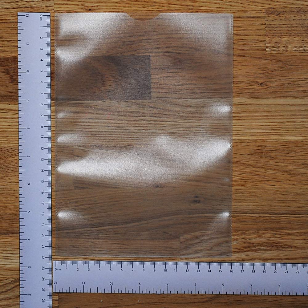 Unpunched Pockets/Job Card Holders/Page Protectors (A5 Pack of 100)