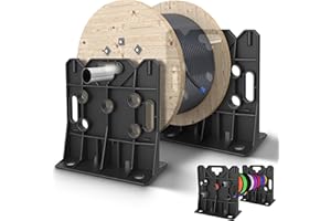 Multi Purpose Wire Dispenser Cable Wire Spool Rack Wire Spool Caddy Holds Spools Up to 34 Inches in Diameter Load Capacity 33