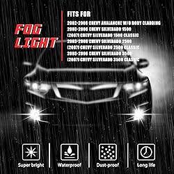 A ABIGAIL Driving Fog Lights Lamps Replacement for